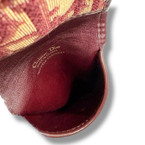 Christian Dior Oblique Trotter Phone Case Eyeglass Holder Pouchette Bag Vintage - Picture 10 of 10